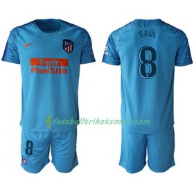 Fußballtrikots Atlético Madrid Saul 8 Kinder 2018-2019 Kurzarm Auswärts-trikot kaufen